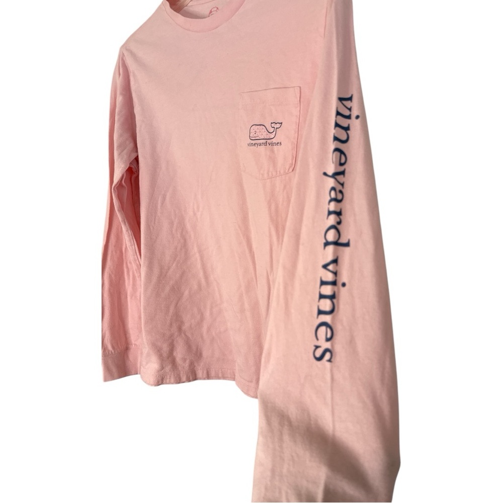 Vineyard Vines breast cancer awareness tee youth L EUC F-30 - Picture 3 of 6